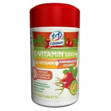  1X1 VITAMIN C VITAMIN 1000 MG+D3 CSIPKEBOGYÓ RÁGÓTABLETTA NARANCS 60 DB vitamin és táplálékkiegészítő