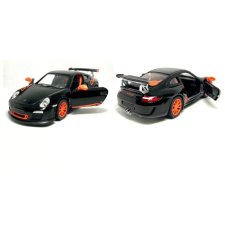  2010 Porsche 911 GT3 RS fekete hátrahúzós autó 1:36 makett