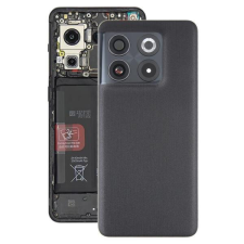  2011100410 Gyári akkufedél hátlap - burkolati elem Oneplus 10T, fekete mobiltelefon, tablet alkatrész