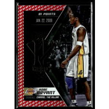 2015 Panini Kobe HeroVillain - Red MVP Channel the Villain # 11 Kobe Bryant gyűjthető kártya