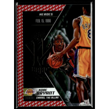 2015 Panini Kobe HeroVillain - Red MVP Channel the Villain # 3 Kobe Bryant gyűjthető kártya