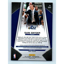 2017-18 Prizm Basketball Base # 120 Quin Snyder gyűjthető kártya