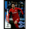  2019 Topps Chrome UEFA Champions League Blue Bubbles #2 Masaya Okugawa