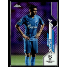 2019 Topps Chrome UEFA Champions League Purple Carbon Fiber #91 Douglas Santos gyűjthető kártya