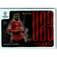 2021-22 Topps Merlin Chrome U23 Stars #U23-18 Anthony Elanga gyűjthető kártya