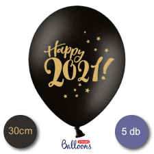 2021, Lufi, metál, 30cm, 5 db/cs party kellék