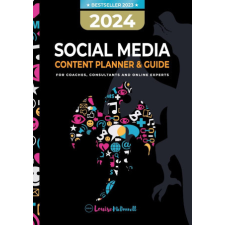  2024 Social Media Content Planner & Guide for Coaches, Consultants & Online Experts idegen nyelvű könyv