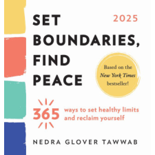 2025 Set Boundaries, Find Peace Boxed Calendar – Nedra Glover Tawwab naptár, kalendárium