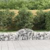  20 db íves horganyzott vas gabion kosár 200x50x40/60 cm