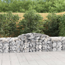  20 db íves horganyzott vas gabion kosár 300x50x60/80 cm kerti tárolás