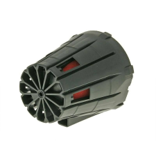 2273 39-45mm 45° piros verseny légszűrő, fekete légszűrőházzal motorkerékpár szűrő