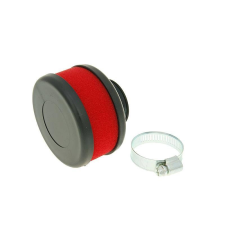 2273 Flat Foam piros 28-35mm egyenes piros légszűrő motorkerékpár szűrő