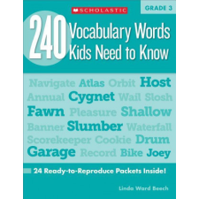  240 Vocabulary Words Kids Need to Know: Grade 3 – Linda Beech idegen nyelvű könyv