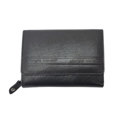  246060 012 Giorgio Carelli női bőr pénztárca fekete