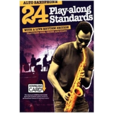  24 Playalong Standards Alto Saxophone idegen nyelvű könyv