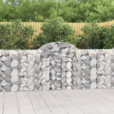  25 db íves horganyzott vas gabion kosár 200x30x100/120 cm bútor