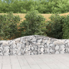  25 db íves horganyzott vas gabion kosár 400x30x60/80 cm kerti tárolás