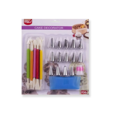  25 részes tortadekoráló készlet sütés és főzés