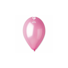 26 cm-es metál rózsaszín gumi léggömb - 100 db / csomag party kellék