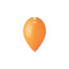 26 cm-es narancssárga gumi léggömb - 100 db / csomag party kellék