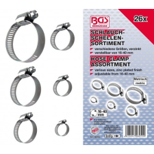 26 részes csőbilincs készlet (BGS 8055) barkácsolás, csiszolás, rögzítés