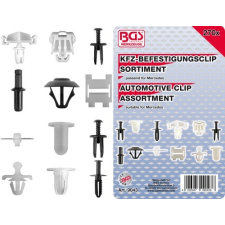  270 részes műanyag rögzítő patent készlet Mercedes típusokhoz (BGS 9043) barkácsolás, csiszolás, rögzítés