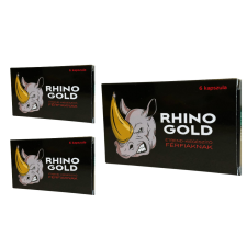 2+1 akció - Rhino Gold Potencianövelő Férfiaknak (6db) csomag potencianövelő
