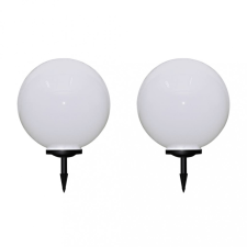  2 db kültéri gyalogjáró LED-lámpa cölöppel 50 cm kültéri világítás