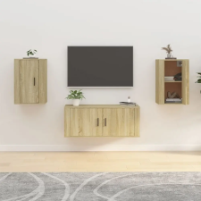  2 db sonoma tölgy fali TV-szekrény 40x34,5x60 cm bútor