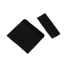  2 fix hosszabbítóból álló készlet melltartóhoz Chrysalis, szélesség 70 mm, Fekete