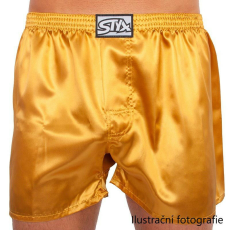  2. minőségű férfi bő szárú boxeralsó Styx Satin XL