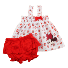  2 részes kislány nyári szett rövidnadrággal, tunikával Minnie egér mintával