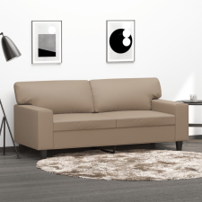  2 személyes cappuccino színű műbőr kanapé 140 cm bútor