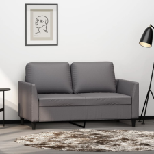  2 személyes szürke műbőr kanapé 120 cm bútor