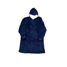  2az1-ben puha, plüss pulóver és takaró, Kék - MS-770 lakástextília