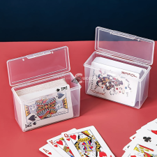  2db Átlátszó Kártyatartó Doboz társasjáték