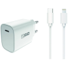 2go Ladeset 20W 1x USB-C inkl. Kabel USB-C auf lightn. weiß (797277)