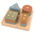 2Kids Toys Fa készségfejlesztő játék formákkal és színekkel 17 db-os 14,5x14,5x5,5 cm