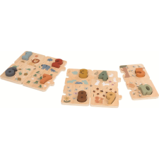 2Kids Toys Fa készségfejlesztő számolós kirakó állatokkal 20 db-os 50x2x20,5 cm puzzle, kirakós