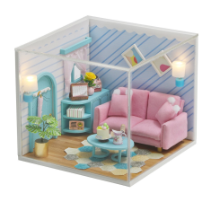 2Kids Toys Miniatűr ház Napos nappali kreatív és készségfejlesztő