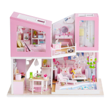 2Kids Toys Miniatűr ház Rózsaszín villa kreatív és készségfejlesztő