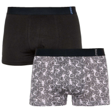  2PACK tarka Molvy férfi boxeralsó (KP-068-BEU) M