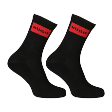  2PACK zokni HUGO magas fekete (50510640 001) M