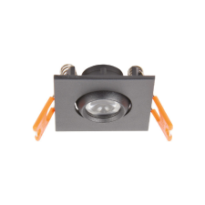 2R ANGEL EYE LED S04 3W 4000K szögletes szpot mélysugárzó fekete világítás