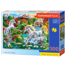  300 darabos puzzle B-030521 Egyszarvú kert puzzle, kirakós