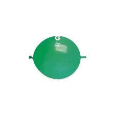 33 cm-es bóbitás sötétzöld gumi léggömb - 100 db / csomag party kellék