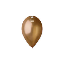 33 cm-es metál barna gumi léggömb - 100 db / csomag party kellék