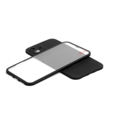 - 360 Full Body iPhone 12 6.1 TPU Tok + Üvegfólia Fekete tok és táska