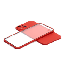 - 360 Full Body iPhone 13 6.1 TPU Tok + Üvegfólia Piros tok és táska