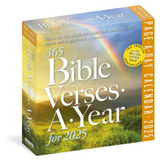  365 Bible Verses-A-Year Page-A-Day(r) Calendar 2025 naptár, kalendárium